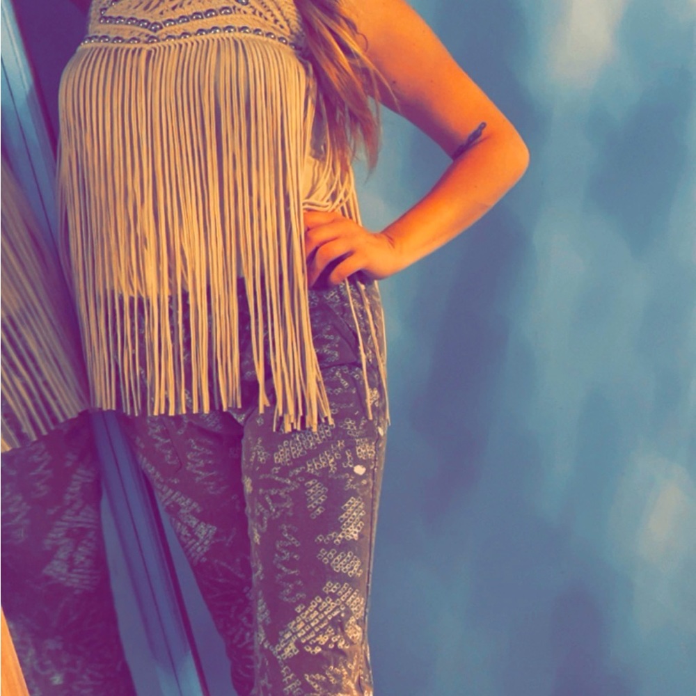 Boston Proper Festival top boho hippie - Picture 4 of 10